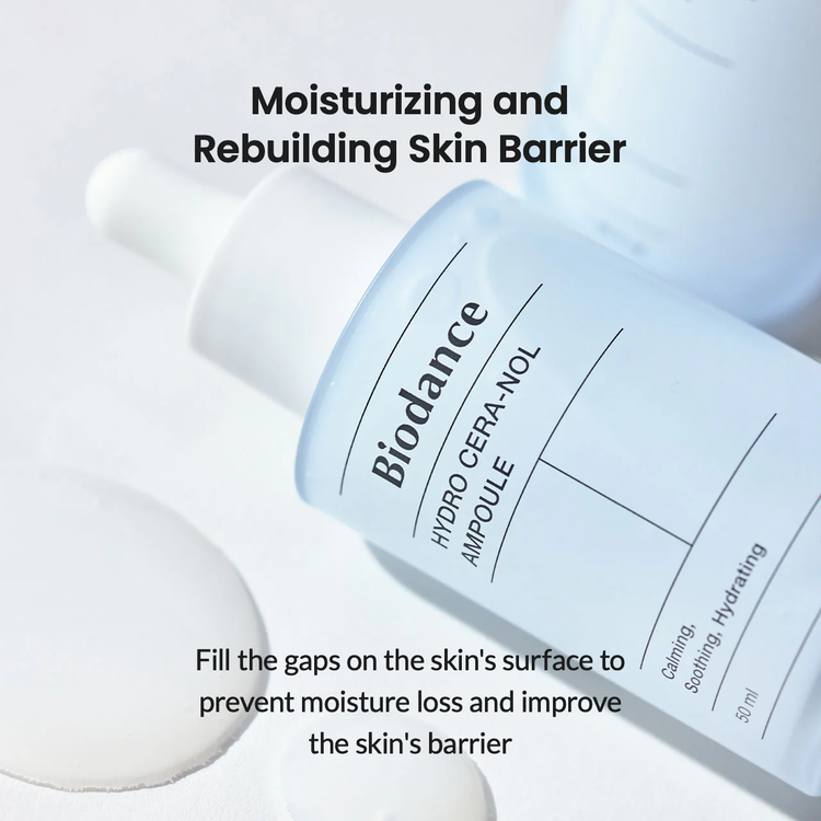 Timer graphic indicating recommended 2‑minute daily use for optimal hydration and skin barrier support.