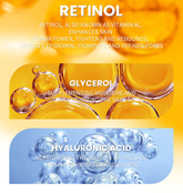 Model applying essence to face at night, showing gentle patting motion.