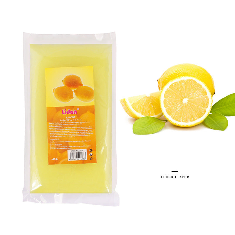 Timer graphic indicating 5‑minute wax cooling time before removal for optimal comfort.