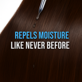 Close‑up of fine mist spray delivering lightweight hold without residue.