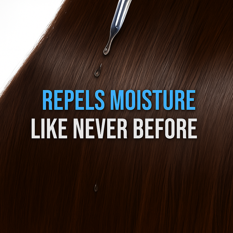 Close‑up of fine mist spray delivering lightweight hold without residue.