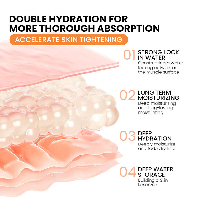 Before and after photo displaying reduced wrinkles and brighter complexion.