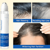 Ingredient list highlighting biotin, caffeine, rosemary, ginseng, and saw palmetto.